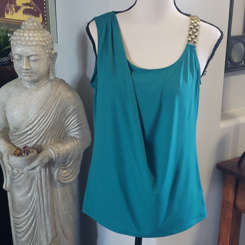 NWOT MK Teal Tank